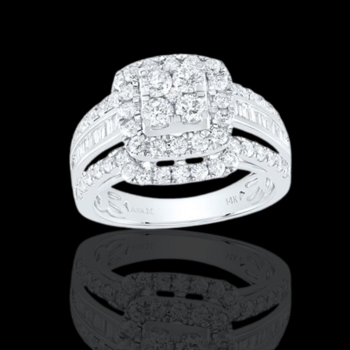 Natural Diamond Rings