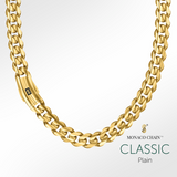 10K Gold Monaco 24mm 26" Necklace - Monaco Chain CLASSIC Plain