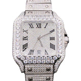 Moissanite Bust Down Watch