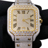 Moissanite Bust Down Watch