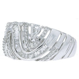 14K White Gold 1/2CT Diamond Cocktail Band